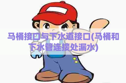 马桶接口与下水道接口(马桶和下水管连接处漏水)