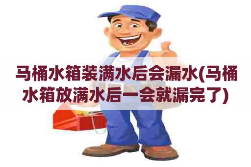 马桶水箱装满水后会漏水(马桶水箱放满水后一会就漏完了)