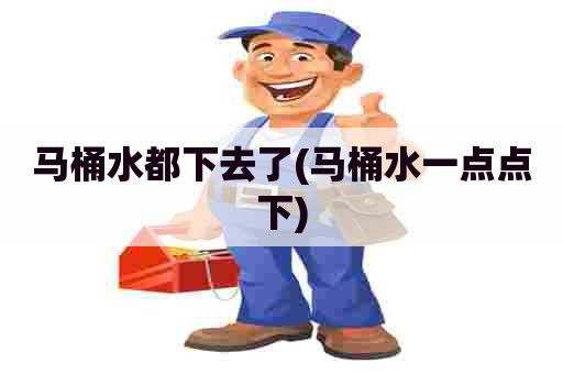 马桶水都下去了(马桶水一点点下)