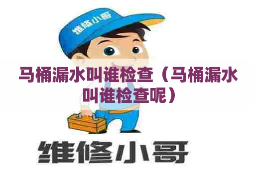 马桶漏水叫谁检查(马桶漏水叫谁检查呢) 马桶漏水叫谁检查(马桶漏水叫谁检查呢)