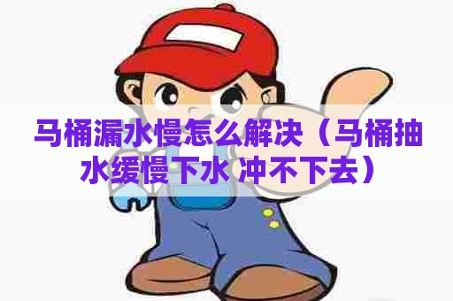 马桶漏水慢怎么解决（马桶抽水缓慢下水 冲不下去）