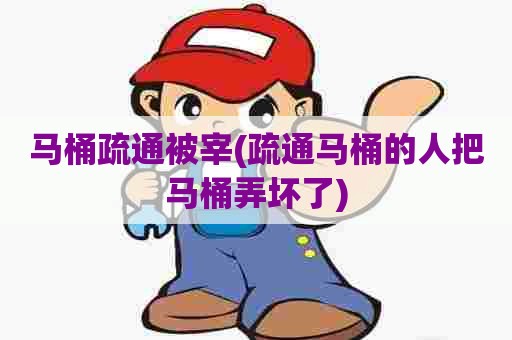 马桶疏通被宰(疏通马桶的人把马桶弄坏了) 马桶疏通被宰(疏通马桶的人把马桶弄坏了)