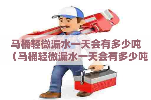 马桶轻微漏水一天会有多少吨(马桶轻微漏水一天会有多少吨水) 马桶轻微漏水一天会有多少吨(马桶轻微漏水一天会有多少吨水)