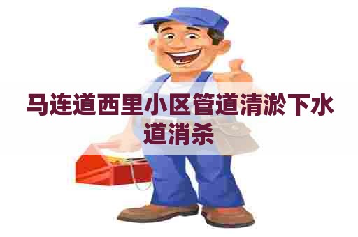 马连道西里小区管道清淤下水道消杀