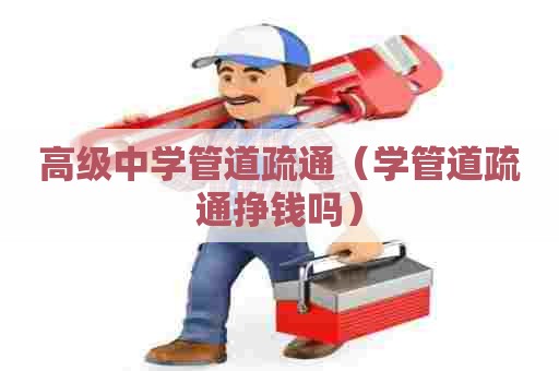 高级中学管道疏通（学管道疏通挣钱吗）