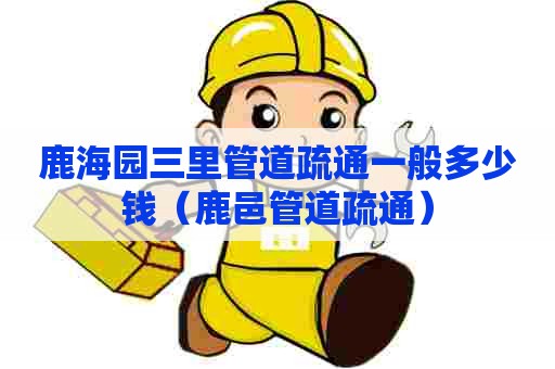 鹿海园三里管道疏通一般多少钱(鹿邑管道疏通) 鹿海园三里管道疏通一般多少钱(鹿邑管道疏通)