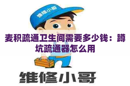 麦积疏通卫生间需要多少钱:蹲坑疏通器怎么用 麦积疏通卫生间需要多少钱:蹲坑疏通器怎么用