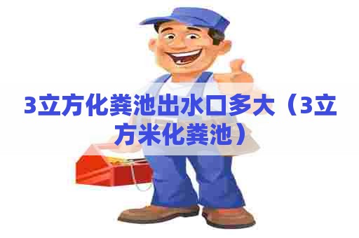 3立方化粪池出水口多大（3立方米化粪池）