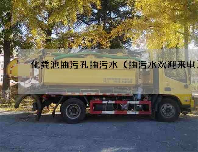 化粪池抽污孔抽污水(抽污水欢迎来电) 化粪池抽污孔抽污水(抽污水欢迎来电)