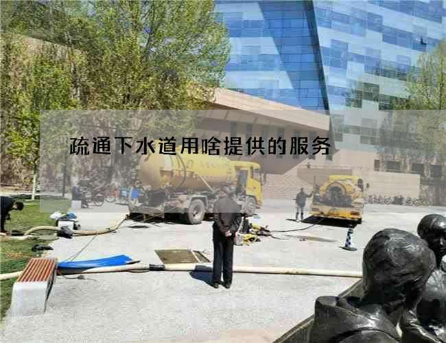疏通下水道用啥提供的服务