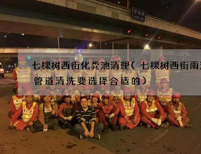 七棵树西街化粪池清理(七棵树西街雨污井管道清洗要选择合适的)