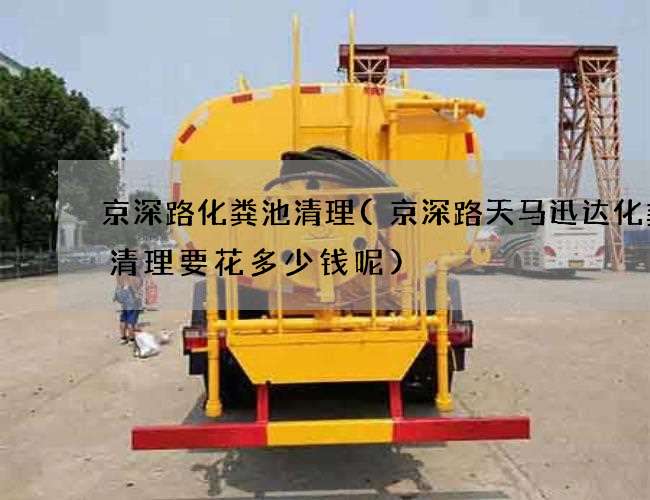 京深路化粪池清理(京深路天马迅达化粪池清理要花多少钱呢)
