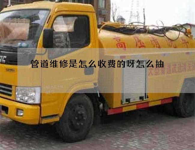 管道维修是怎么收费的呀怎么抽 管道维修是怎么收费的呀怎么抽