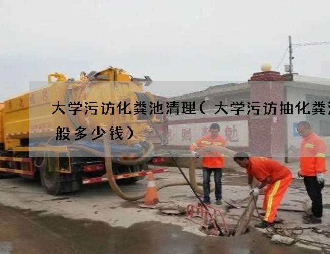 大学污访化粪池清理(大学污访抽化粪池一般多少钱)