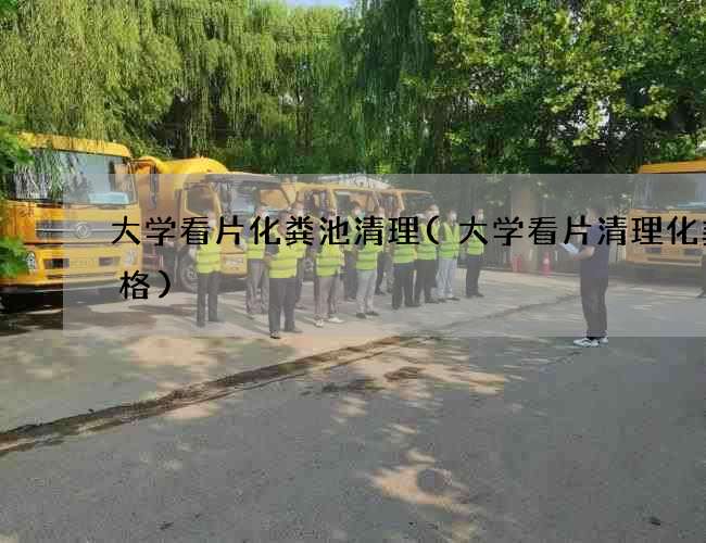 大学看片化粪池清理(大学看片清理化粪价格)