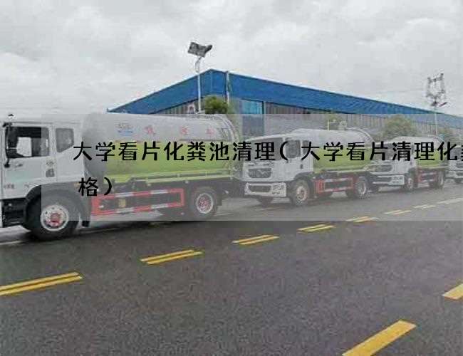 大学看片化粪池清理(大学看片清理化粪价格)