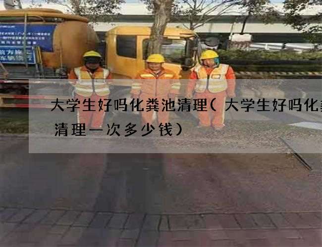 大学生好吗化粪池清理(大学生好吗化粪池清理一次多少钱)