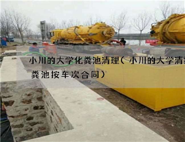 小川的大学化粪池清理(小川的大学清掏化粪池按车次合同)