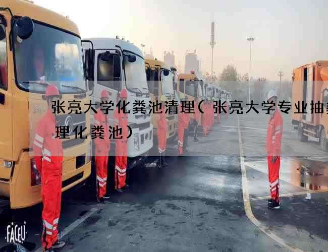 张亮大学化粪池清理(张亮大学专业抽粪清理化粪池)