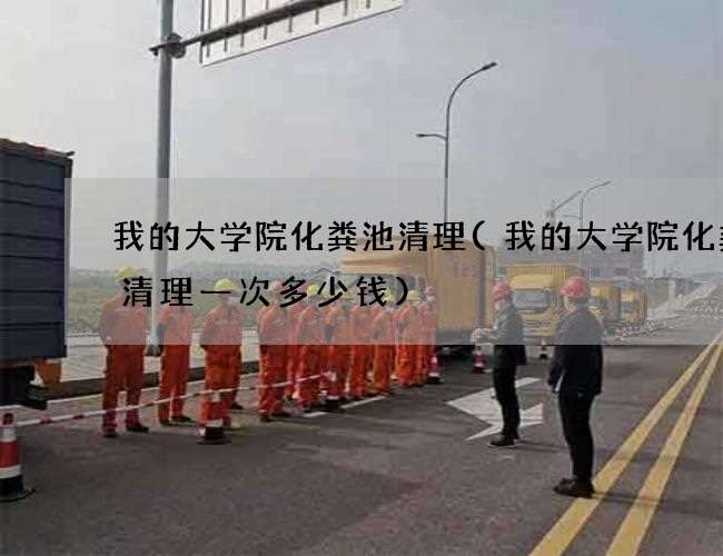 我的大学院化粪池清理(我的大学院化粪池清理一次多少钱)