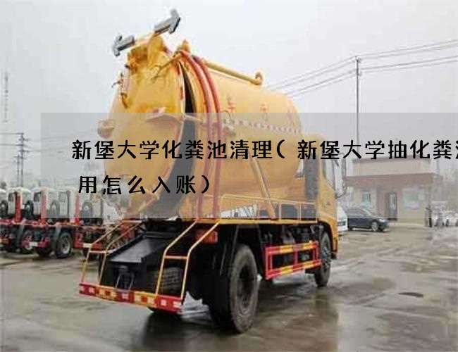 新堡大学化粪池清理(新堡大学抽化粪池费用怎么入账)
