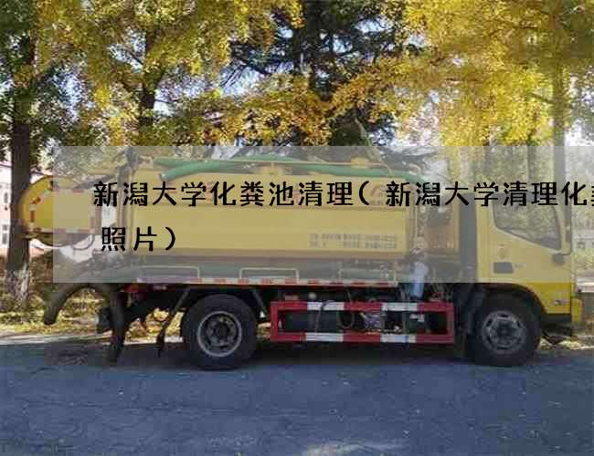 新潟大学化粪池清理(新潟大学清理化粪池照片)