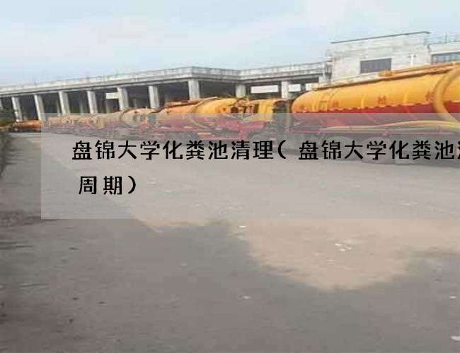 盘锦大学化粪池清理(盘锦大学化粪池清掏周期)