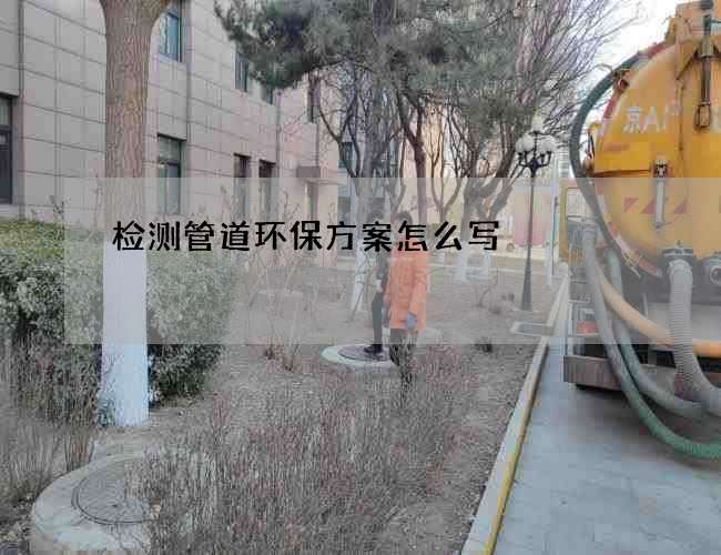 检测管道环保方案怎么写