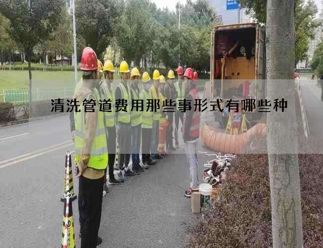 清洗管道费用那些事形式有哪些种 清洗管道费用那些事形式有哪些种