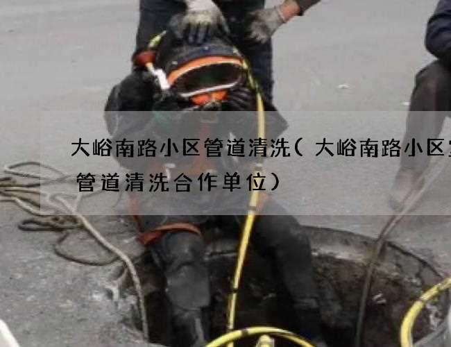 大峪南路小区管道清洗(大峪南路小区室外管道清洗合作单位) 大峪南路小区管道清洗(大峪南路小区室外管道清洗合作单位)