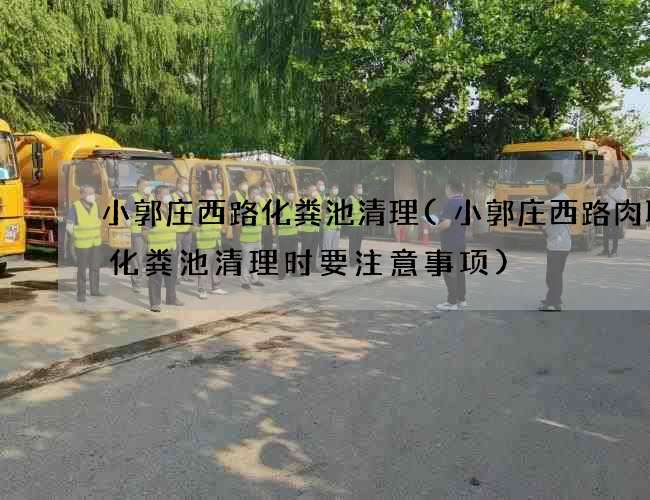 小郭庄西路化粪池清理(小郭庄西路肉联厂化粪池清理时要注意事项)
