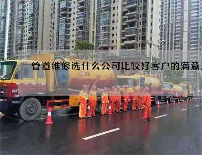 管道维修选什么公司比较好客户的满意之选