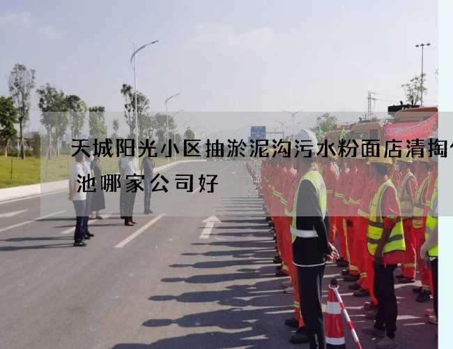 天城阳光小区抽淤泥沟污水粉面店清掏化粪池哪家公司好
