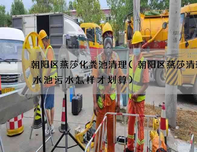朝阳区燕莎化粪池清理(朝阳区燕莎清理污水池污水怎样才划算)