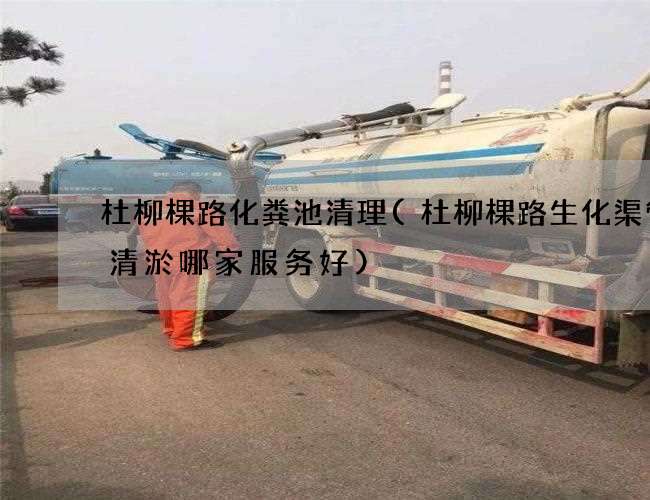 杜柳棵路化粪池清理(杜柳棵路生化渠管道清淤哪家服务好)