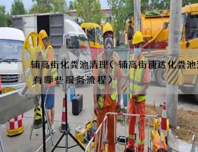 辅高街化粪池清理(辅高街速达化粪池清理有哪些服务流程)
