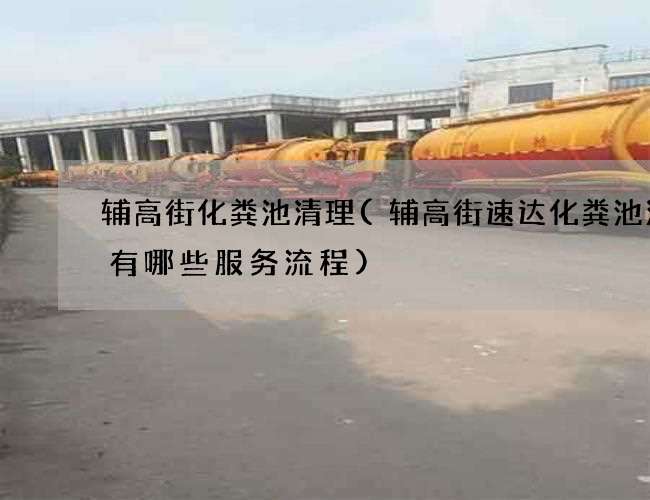 辅高街化粪池清理(辅高街速达化粪池清理有哪些服务流程)