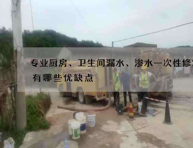 专业厨房、卫生间漏水、渗水一次性修复它有哪些优缺点? 专业厨房、卫生间漏水、渗水一次性修复它有哪些优缺点?