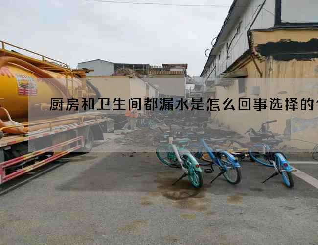 厨房和卫生间都漏水是怎么回事选择的优势 厨房和卫生间都漏水是怎么回事选择的优势