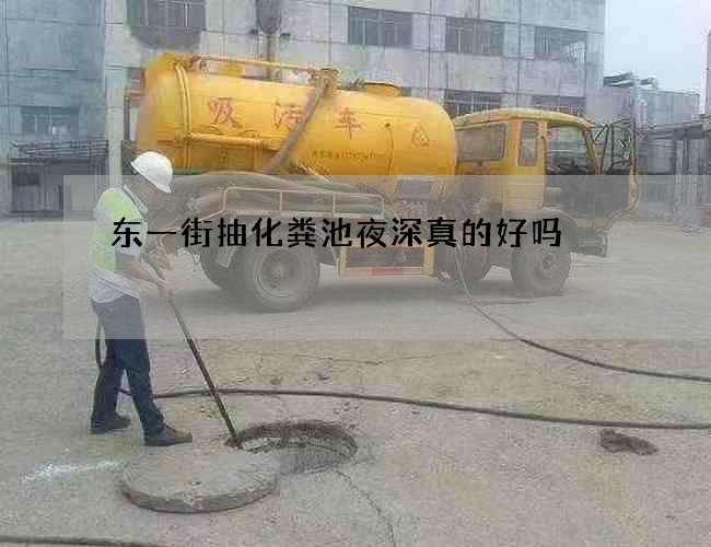 东一街抽化粪池夜深真的好吗 东一街抽化粪池夜深真的好吗
