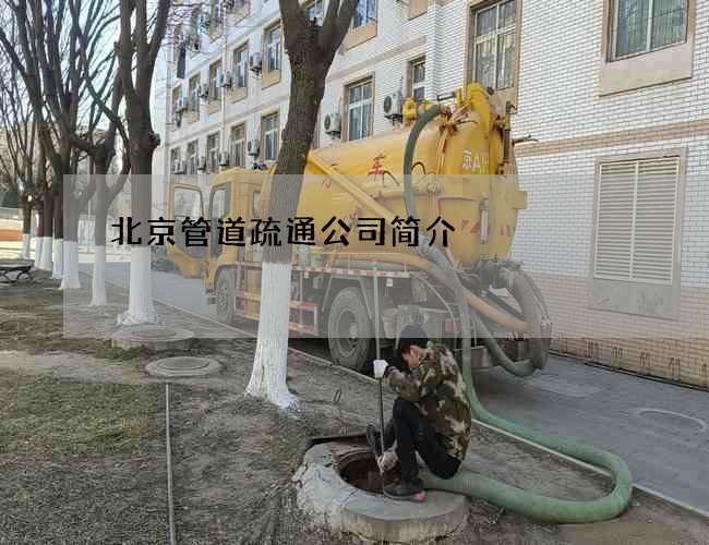 北京管道疏通公司简介