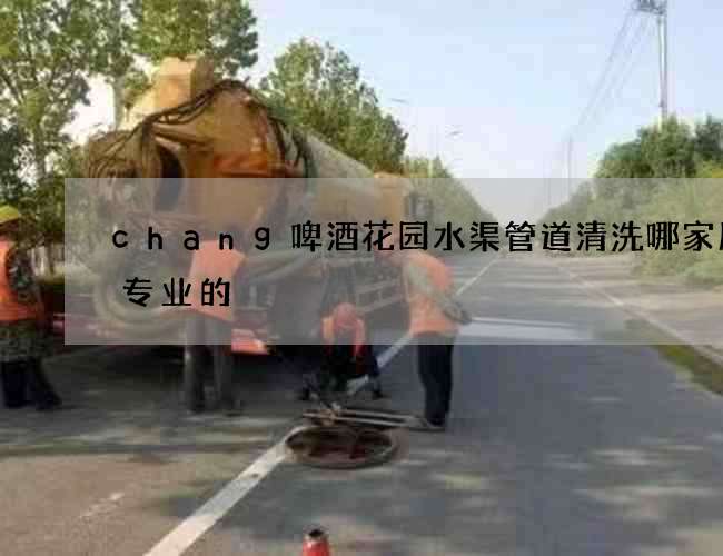 chang啤酒花园水渠管道清洗哪家服务专业的 chang啤酒花园水渠管道清洗哪家服务专业的