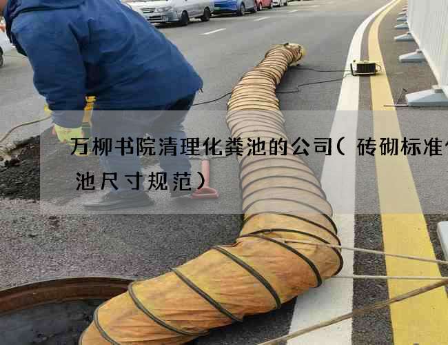 万柳书院清理化粪池的公司(砖砌标准化粪池尺寸规范)