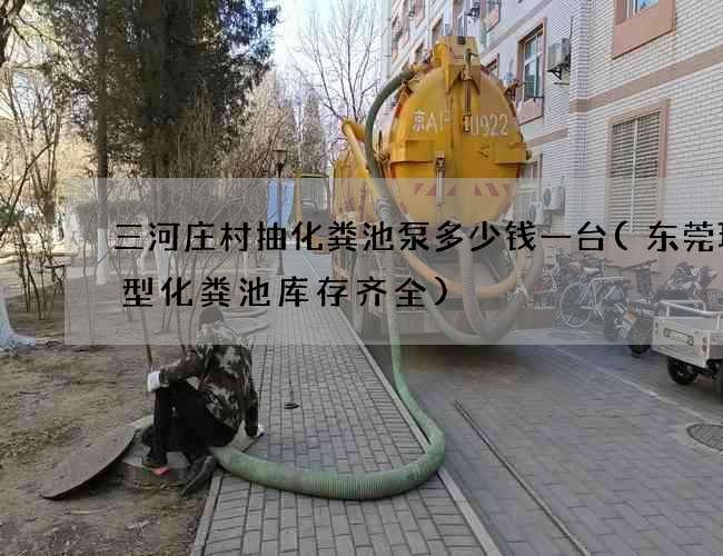 三河庄村抽化粪池泵多少钱一台(东莞环保型化粪池库存齐全)