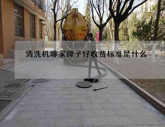 清洗机哪家牌子好收费标准是什么