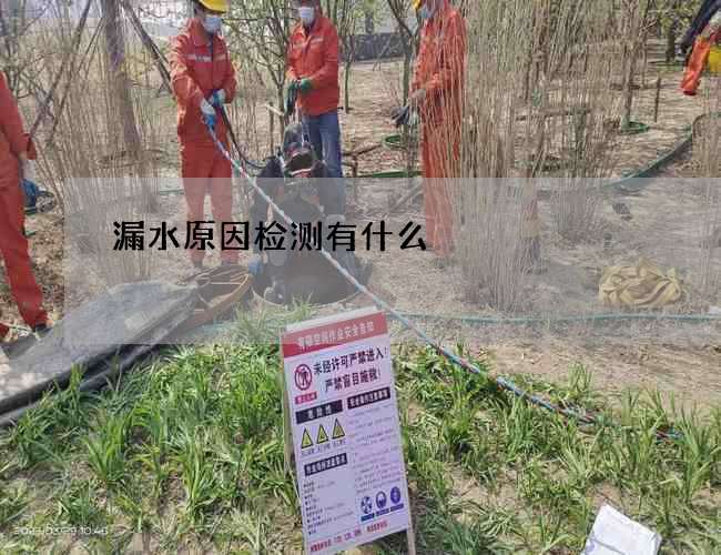漏水原因检测有什么 漏水原因检测有什么