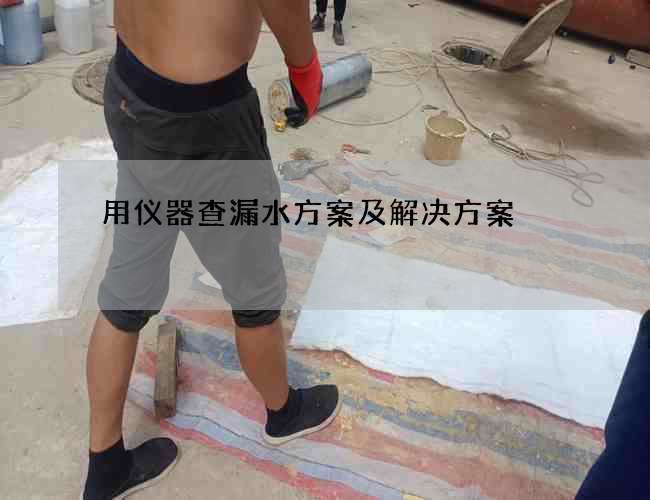 用仪器查漏水方案及解决方案 用仪器查漏水方案及解决方案