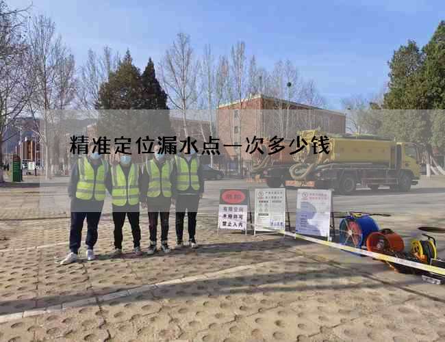 精准定位漏水点一次多少钱?的这几个方法来