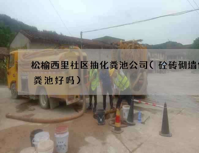 松榆西里社区抽化粪池公司(砼砖砌墙做化粪池好吗)