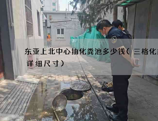 东亚上北中心抽化粪池多少钱(三格化粪池详细尺寸)